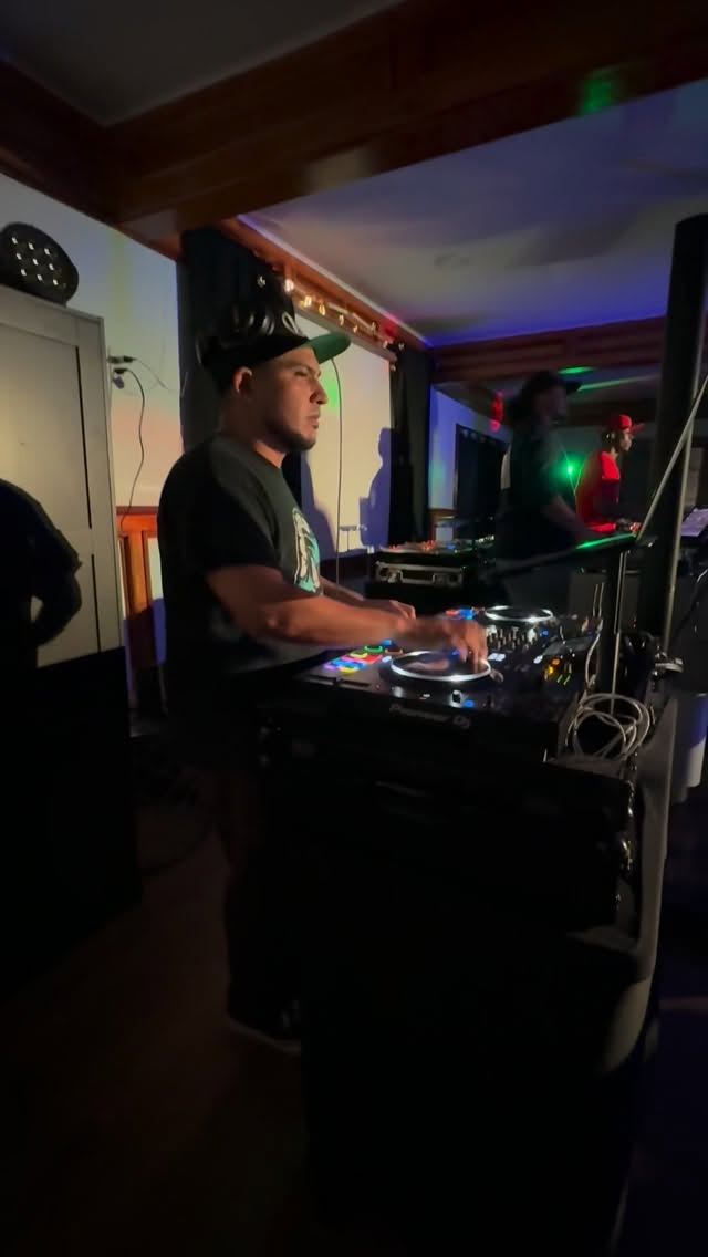 Resident DJ on the decks